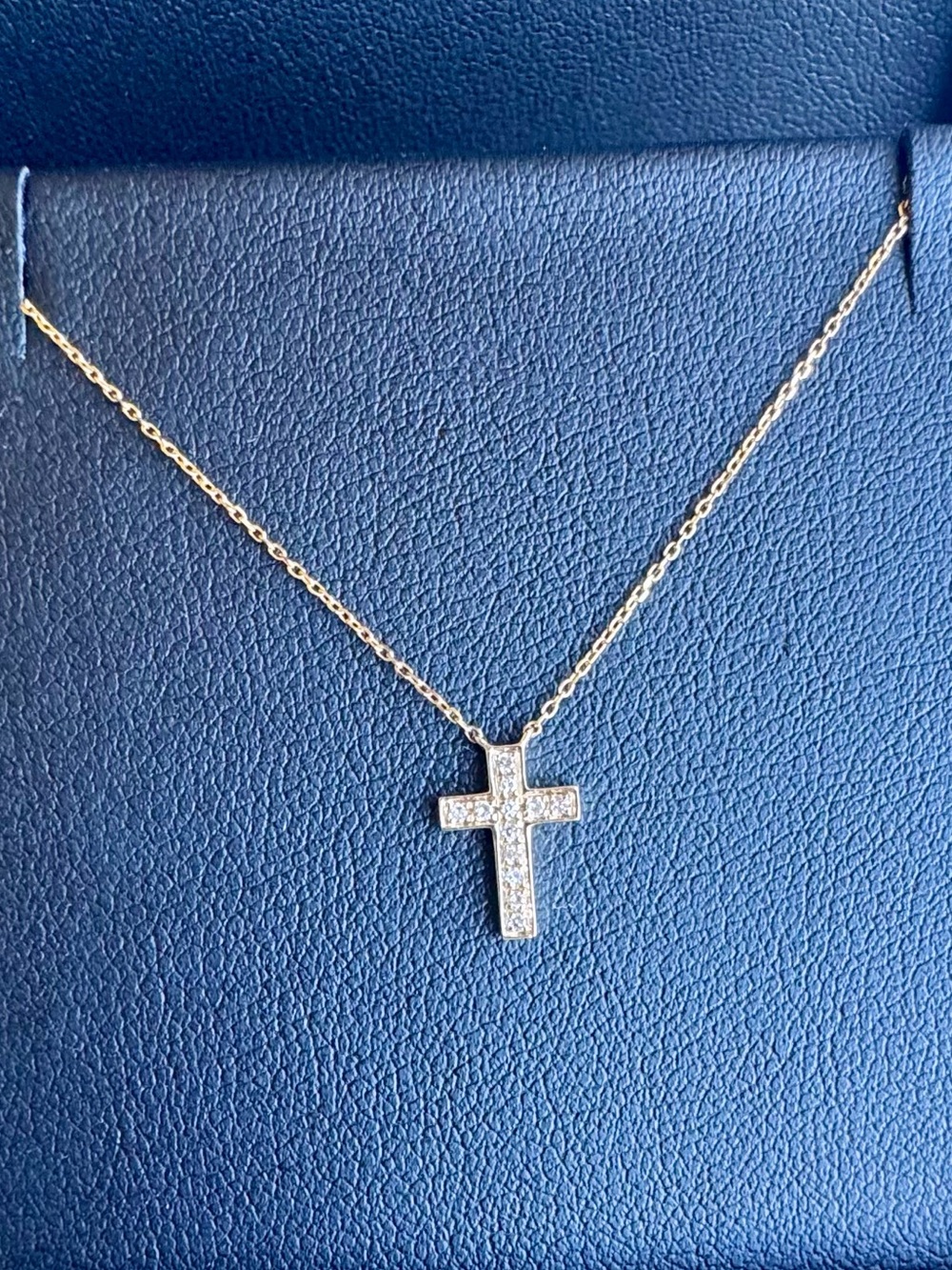 DRD Dana Rebecca Diamond Cross Necklace | 14K Yellow Gold | 18” - Picture 2 of 8